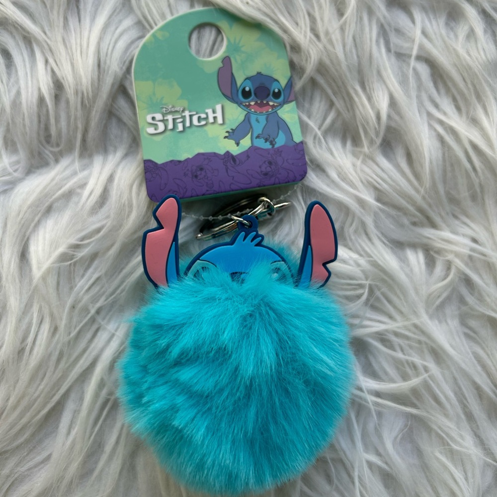 Disney Stitch Furry Keychain